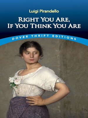 cover image of Right You Are, If You Think You Are